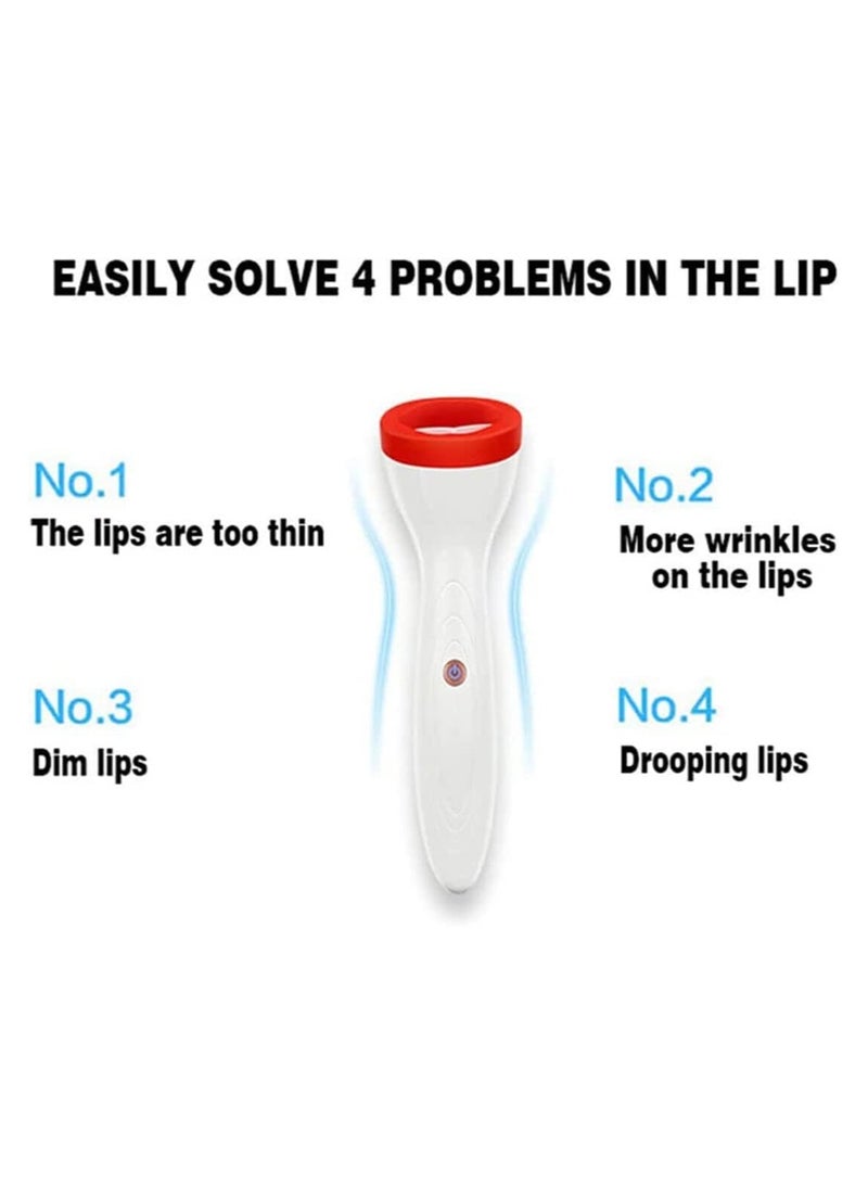 general Home Beauty Lip Care Silicone Electric Lip Plumping Instrument Portable Lip Care Apple Lip Doodle Lip Artifact Beauty Instrument - Image 4
