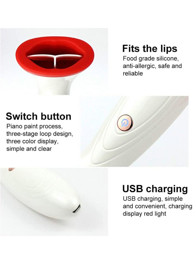 general Home Beauty Lip Care Silicone Electric Lip Plumping Instrument Portable Lip Care Apple Lip Doodle Lip Artifact Beauty Instrument - Image 3