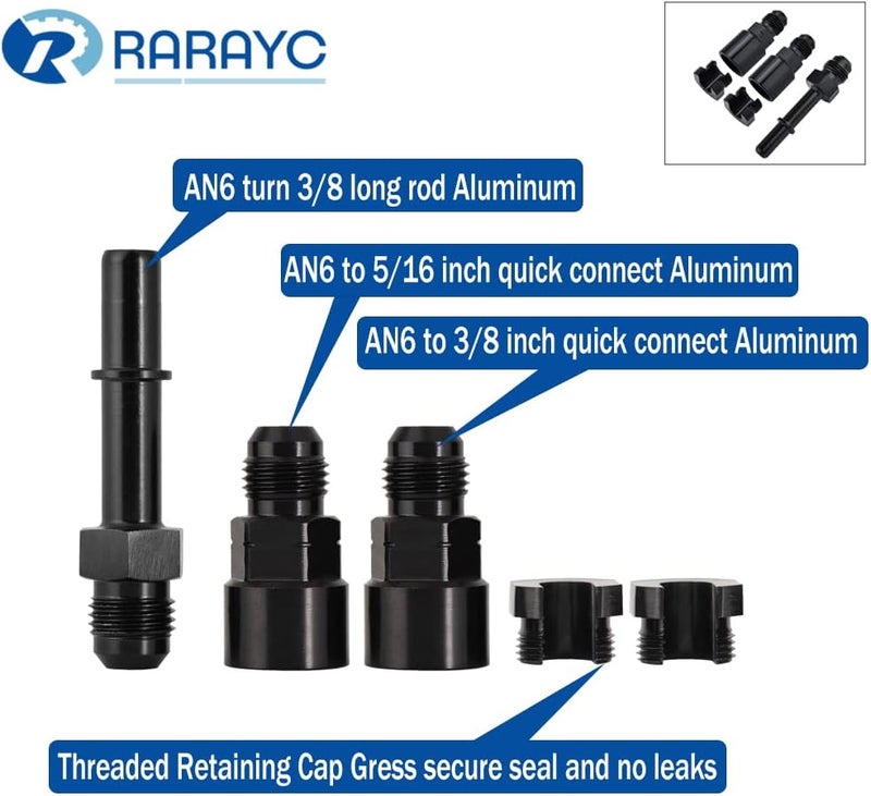 RARAYC Fuel Filter Regulator 58 PSI Kit for LS Swap EFI Conversion 1999-2004 Chevy - Image 5