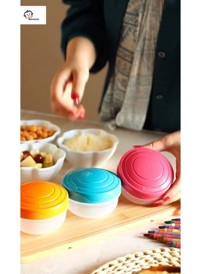 Banana Pack of 3 Cups Mini Bites 200ml for foods - Image 2