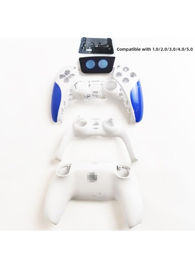 PS5 Universe Robot Handle Replacement Shell PS5 Peripheral Accessories PS5 Handle Face Shell PS5 Game Accessories-Product Color:Exclusive Decorative Strips