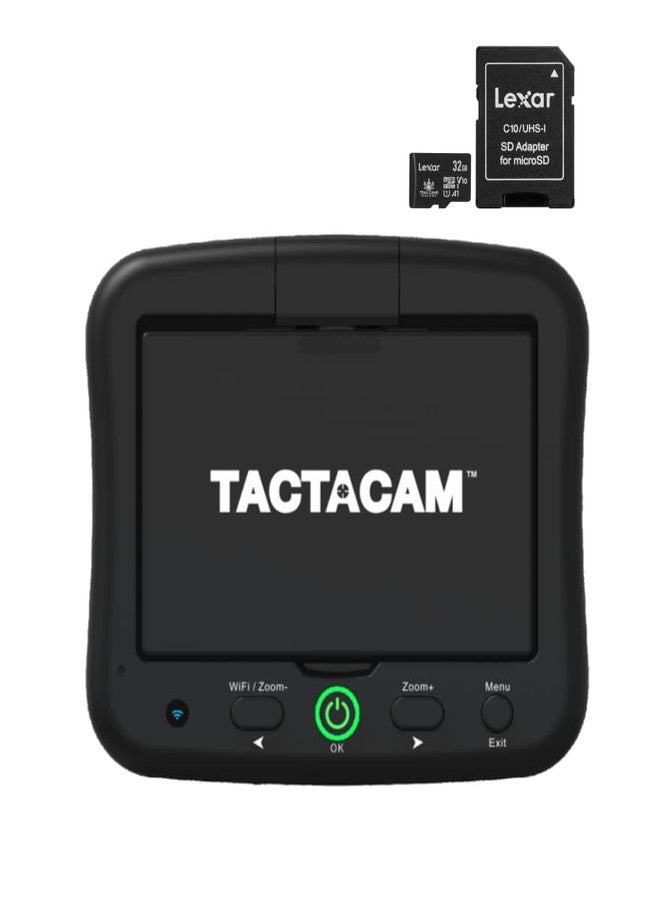 تاكتاكام كاميرا TACTACAM Spotter LR مزودة بخاصية عرض وتسجيل بدقة 4K للمناظير المقربة + بطاقة ذاكرة Micro SD سعة 32 جيجابايت - Image 1