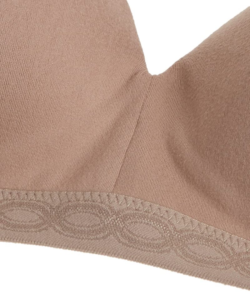 Warner's Women's Blissful Benefits By Warner's Ultrasoft Wirefree Bra Bra, -toasted almond, 36B - Image 4