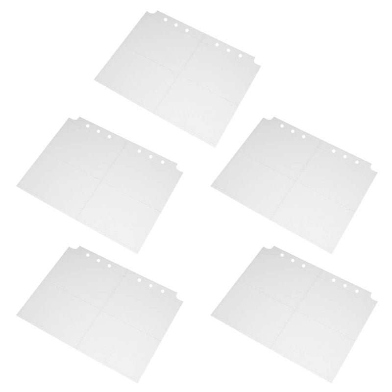 50 Pcs Transparent Photo Pages For Ring Binders A4 Archival Protector Sleeves - Image 2