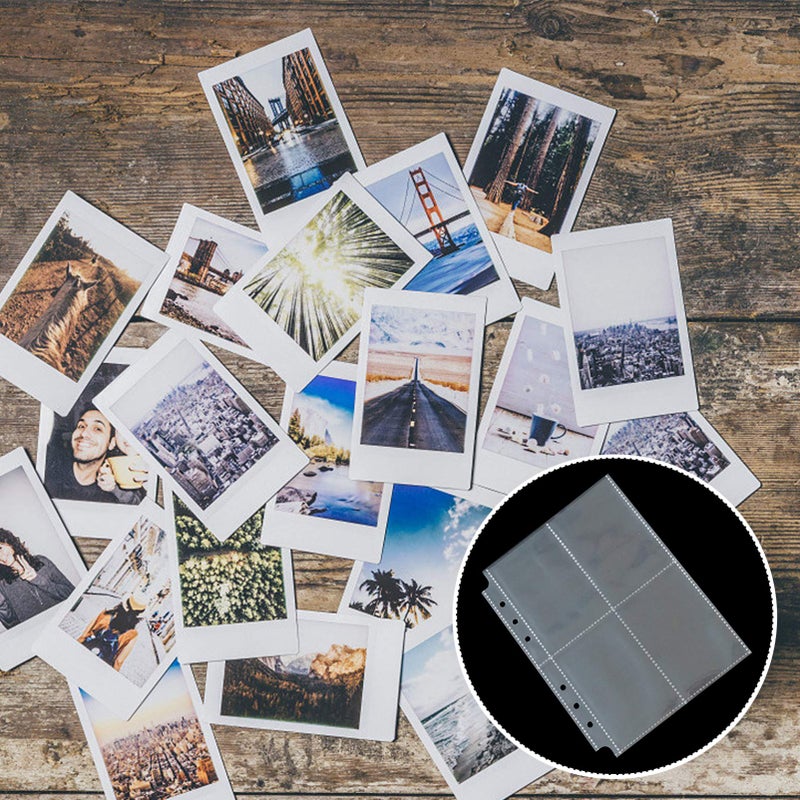 50 Pcs Transparent Photo Pages For Ring Binders A4 Archival Protector Sleeves - Image 4