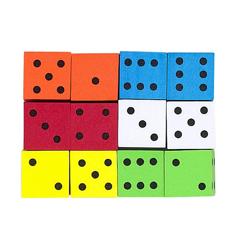 Koplow Games Assorted Foam Spot Dice 16mm - Image 2