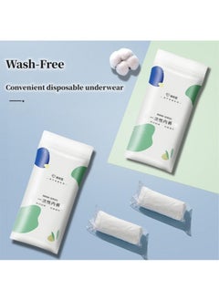 Generic 5 Pack Set Women's Disposable Briefs SterileHigh Stretch Panties Mid-waist Hygiene Soft Underpants Individual Package Wash-Free Briefs  - Image 2