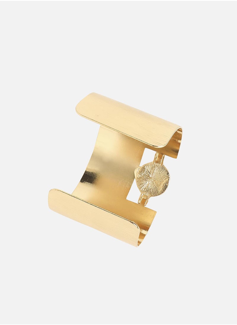 SOHI - Metallic Moonlight Statement Bracelet - Image 1