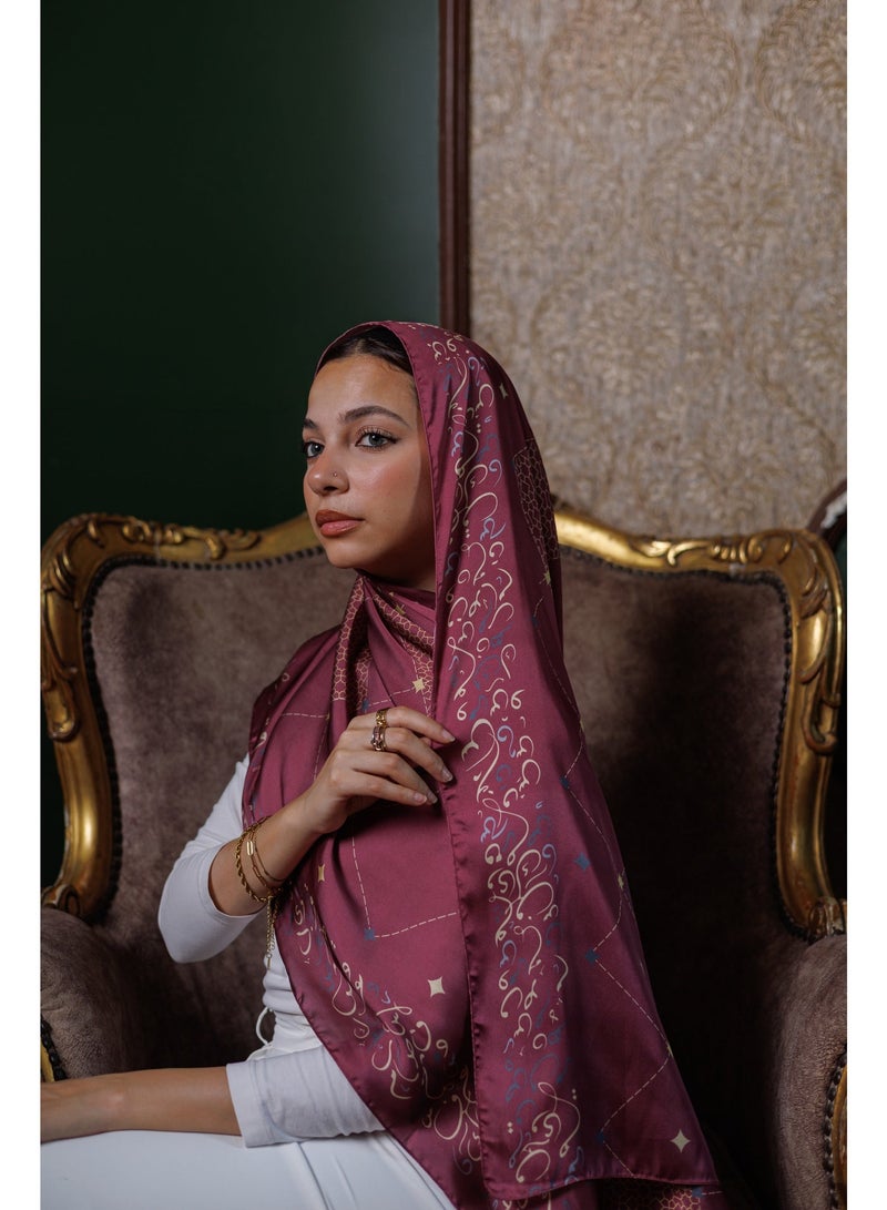 Lavezzi Satin Hijab Scarf – Soft Silky Satin, Elegant Shiny Finish For Ramadan & Eid - Image 1