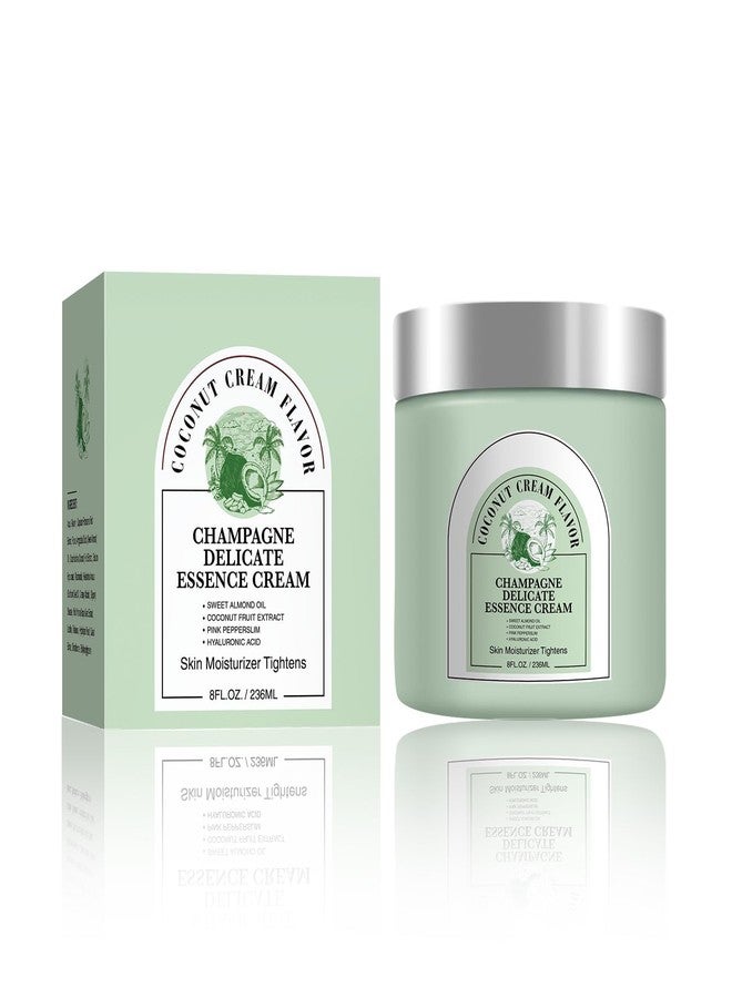 YILEST Champagne Lift Body Cream – Visibly Smooth Wrinkles & Dry, Fragile Skin | Firming Hydrating Body Cream For Face, Chest, Arms, Knees | Restores Youthful Glow | 8 Fl Oz (8 floz, Coconut - Image 1