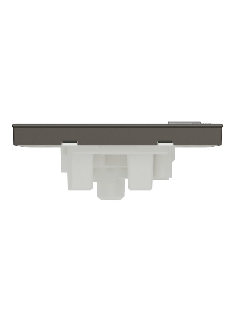 Schneider Electric AvatarOn C Switched socket 15A 250V 1 gang 3 round pin dark grey E8715_15_DG - Image 3