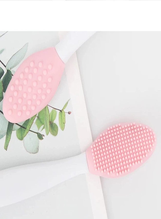 Getmecraft Lip Exfoliating Brush, Double-Sided Silicone Lip Scrubber (Pack Of 1) - Image 4