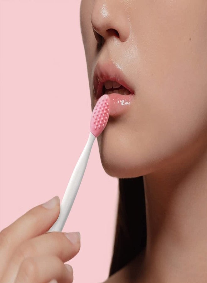 Getmecraft Lip Exfoliating Brush, Double-Sided Silicone Lip Scrubber (Pack Of 1) - Image 3