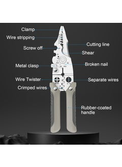 Calyrex Calyrex Multifunctional wire stripper cable cutting pliers multipurpose professional wire stripper crimper wire stripping tool for electrical cable cutting  - Image 5
