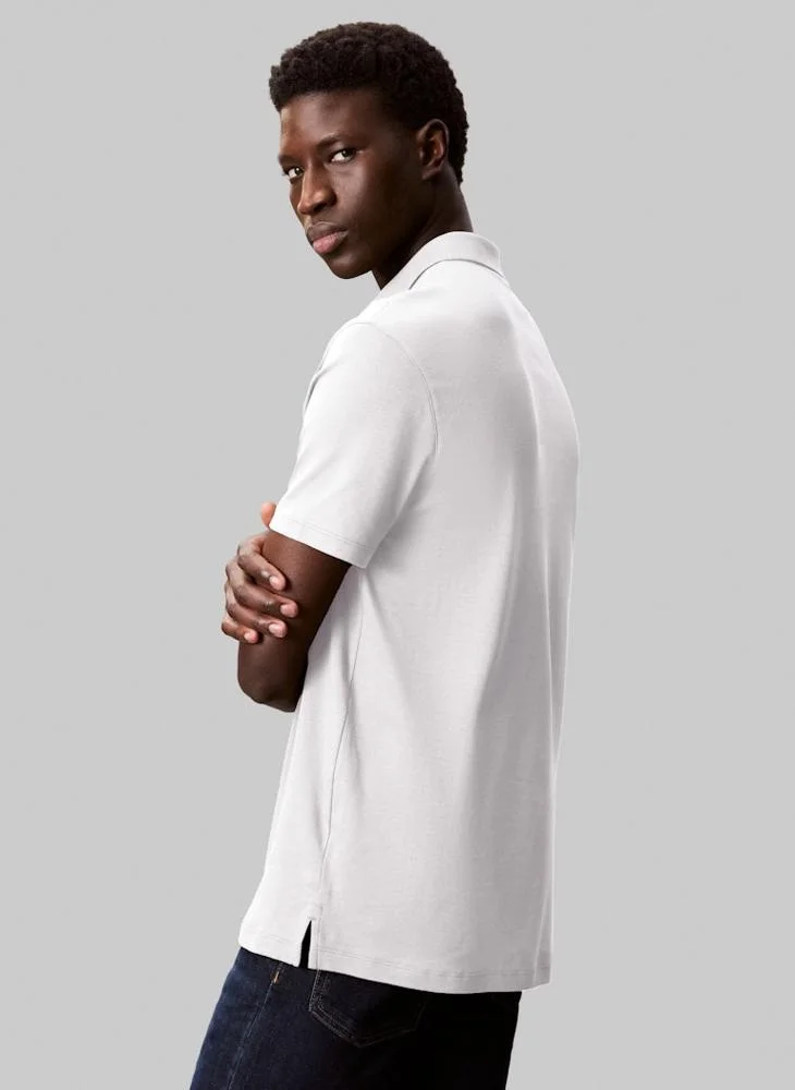 CALVIN KLEIN Cotton Short Sleeve Polo