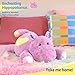 PEACH CAT 236 inch 5 lbs Hippo Weighted Stuffed Animals Large Hippopotamus Plushies Cute Plush Toys Gifts for Kids Adults - Image 4