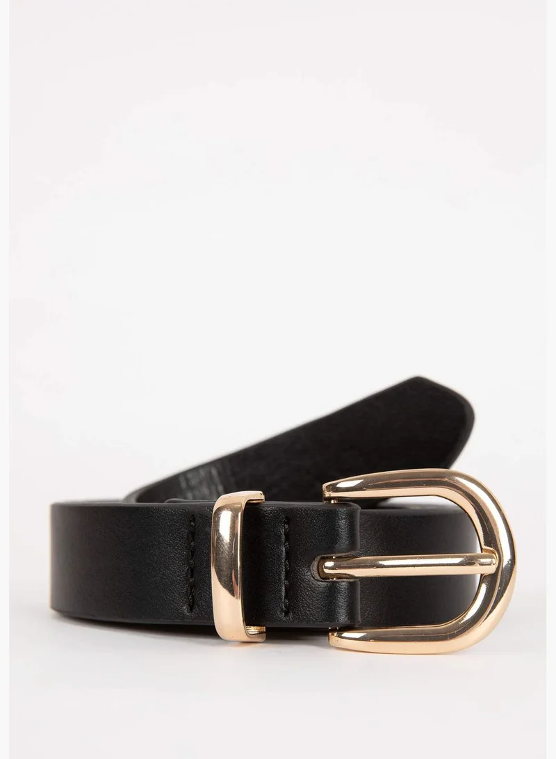 DeFacto Woman Faux Leather Classic Belt