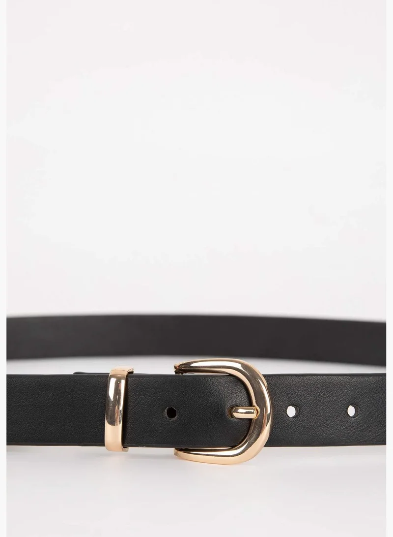 DeFacto Woman Faux Leather Classic Belt