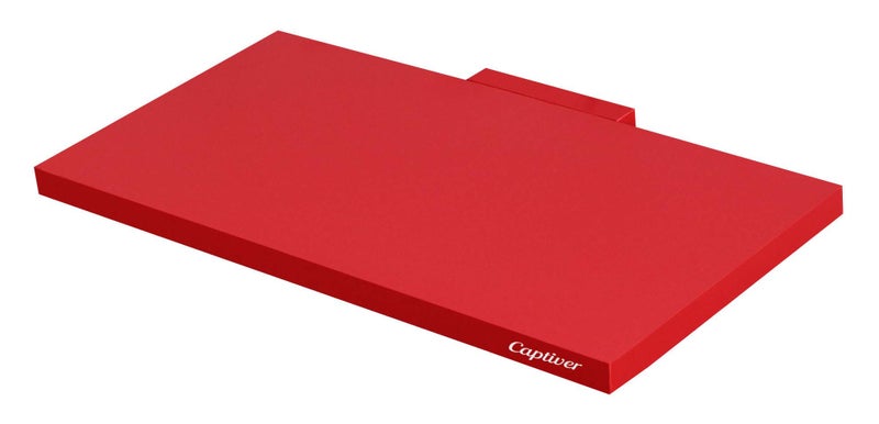 Captiver Aai Engineered Wood Wall Mounted Books Display Shelf Shelves Racks (Matte Finish Red) Multipurpose Storage Home Living Room Kitchen Office Library Organizer - Image 5