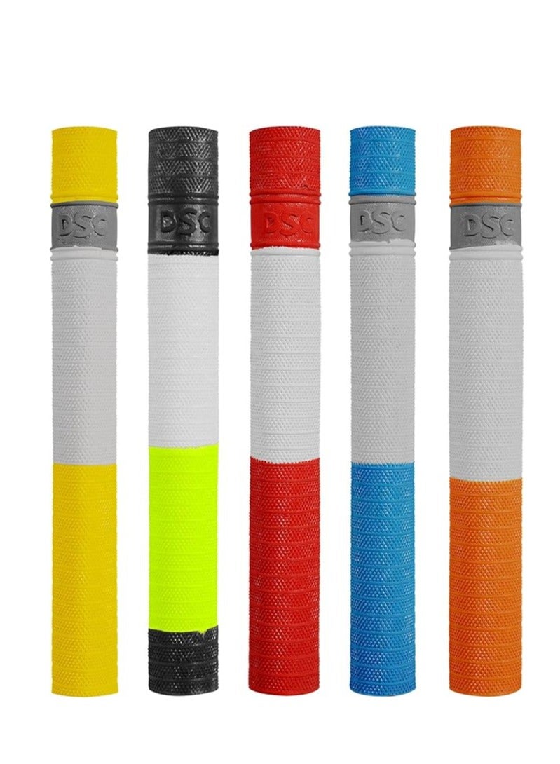 دي أس سي قبضة مضرب الكريكيت سبايدر | العبوة: قطعة واحدة | الحجم: قياسي | المادة: مطاط | للرجال والأولاد | قبضة ناعمة | امتصاص أفضل للصدمات | مقاس مريح | تحكم أكبر - Image 3