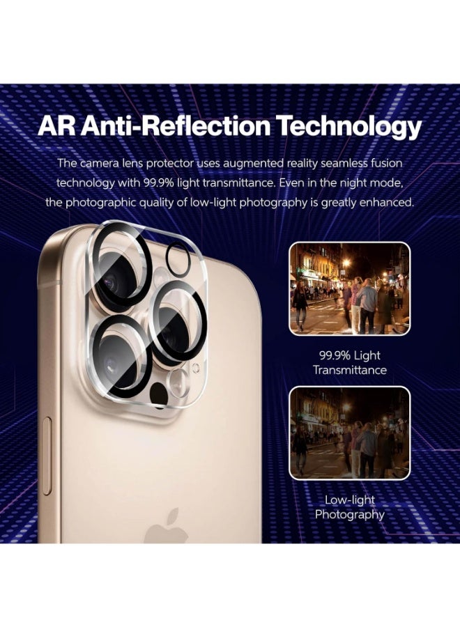 جراب حماية لموبايل آيفون 16 برو (iPhone 16 Pro), مجموعة مكونة من حافظة حماية مضادة للخدش والاصفرار على المدى القريب ويدعم الشحن اللاسلكي ماج سيف, واقي شاشة مضاد للكسر, و واقي كاميرا زجاجي, مجموعة كاملة لحماية جهازك من الخدوش والسقوط والكسر (3in1) - Image 4