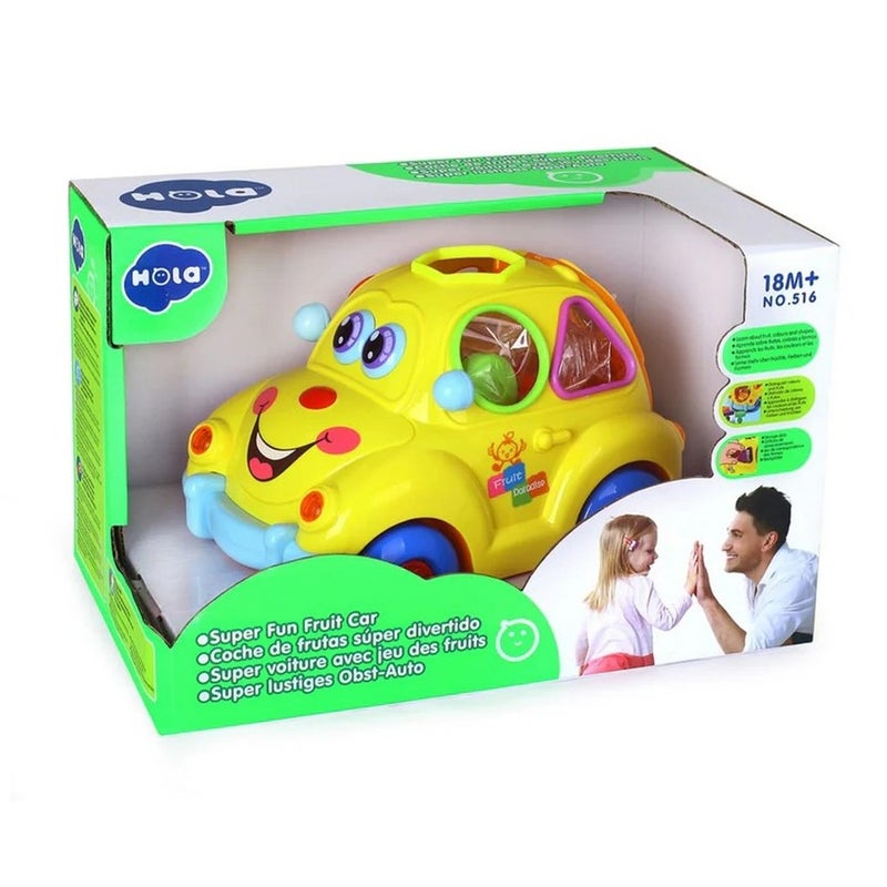 Hola - Super Fun Fruit Car With Lights & Music - 516 - Image 5
