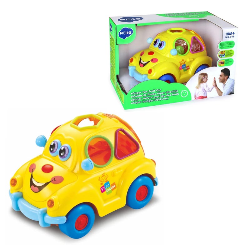 Hola - Super Fun Fruit Car With Lights & Music - 516 - Image 1