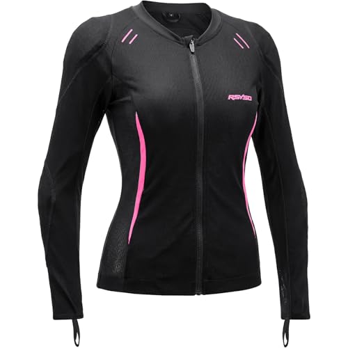 RSYSO Mesh Motorcycle Jacket Women with CE Certified Protective Armored Mesh Jacket with Reflective Strips All Season Womens Motorcycle Gear for Motorcycle Bicycle Scooter Riding Gear - Image 1