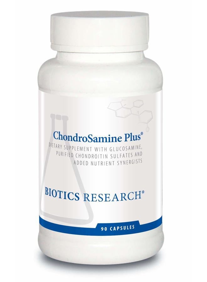 BIOTICS ChondroSamine Plus Glucosamine Plus Chondroitin, MSM, Vitamins and Minerals, Joint & Connective Tissue Support, Healthy and Ease of Movement. 90 Capsules - Image 1