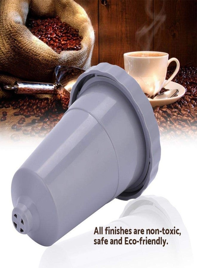 كيتوفا كبسولات قهوة قابلة لإعادة الاستخدام K40 لماكينات Keurig، قطع غيار كبسولات قهوة قابلة لإعادة الاستخدام، 3 قطع لماكينة Keurig My Brewer مع 4 فلاتر إضافية، سلسلة K40 K50 K60 K70/75، رمادي - Image 5