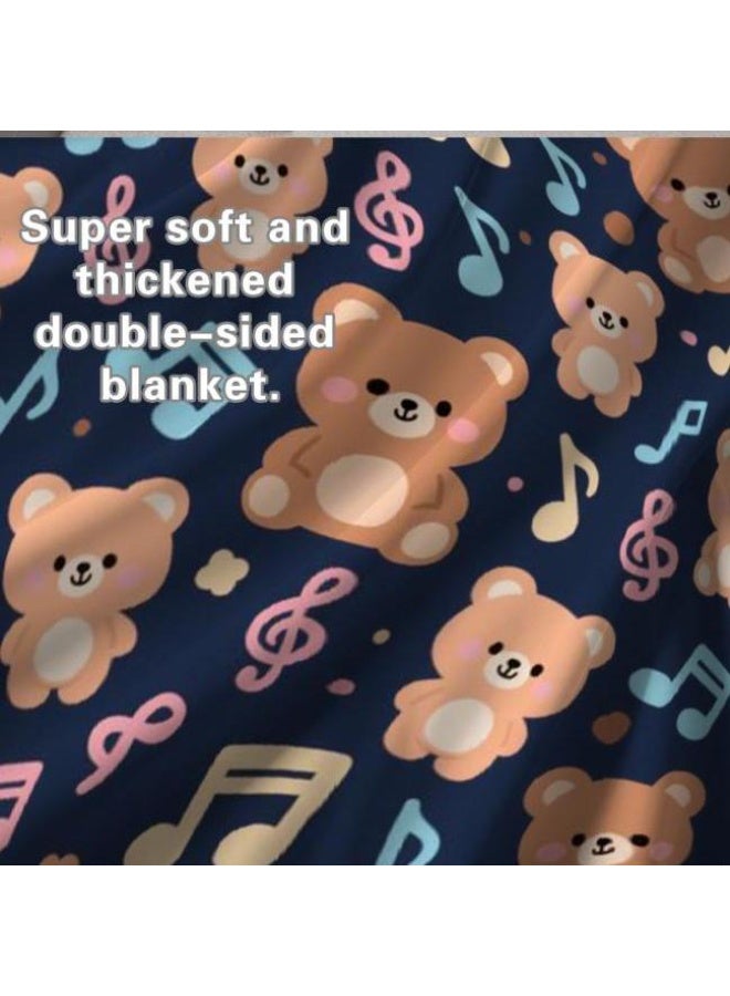 general Baby and children's cartoon flannel thin blanket (warm and comfortable, suitable for sleep, game use) 70cm*100cm - Image 5
