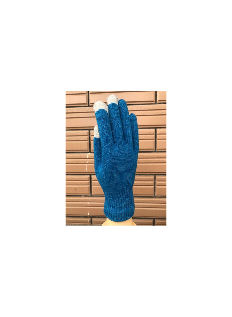 Loquat Solid Knit Gloves 
