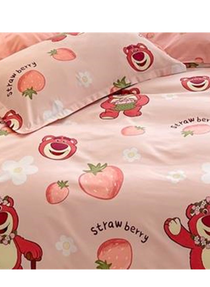 4pcs bedding set 2 pillowcases 1 quilt cover 1 bed sheet four-piece set with creative and fashionable styling - Image 3