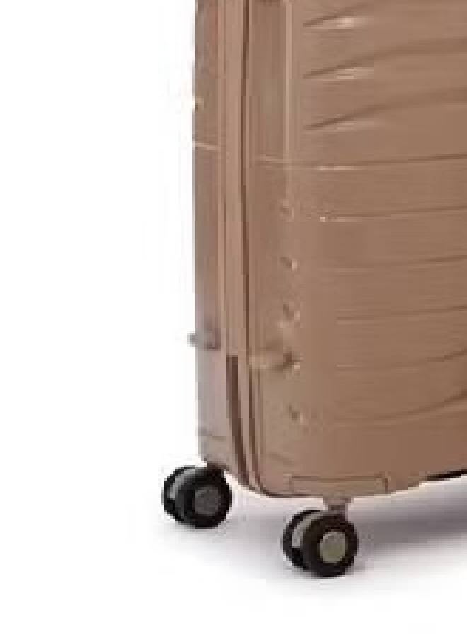 إن كي أكس مجموعة أمتعة صلبة بلون كاكي أنيق مع عجلات دوارة - Image 3