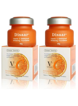 Vitamin C Waterproof Whitening Foundation Orange 50g 2 pcs - pzsku/Z3F436991EF1F35DC9801Z/45/_/1695149426/89ccc0d4-a80c-44ce-b249-475fc5f336e9