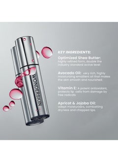 Wonderskin Wonderskin Lip Rehab Serum Oil - Color Changing Lip Oil from Clear to Pink - PH-activated, Non-sticky & Hydrating Tinted Lip Oil for Dry Lips (Kissed)  - Image 4