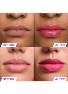 Wonderskin Wonderskin Lip Rehab Serum Oil - Color Changing Lip Oil from Clear to Pink - PH-activated, Non-sticky & Hydrating Tinted Lip Oil for Dry Lips (Kissed)  - Image 2