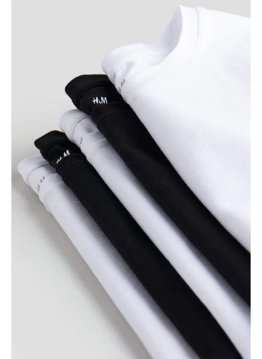 H&M 5-Pack Cotton Jersey T-Shirts