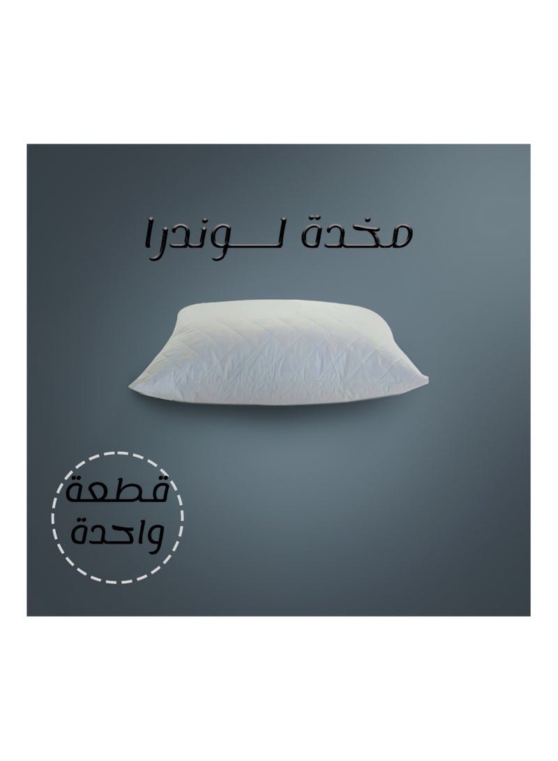Kunzita Home Londra Upholstered Pillow 50x70 cm - Microfiber silicone filling - Comfortable Sleep  - Image 1