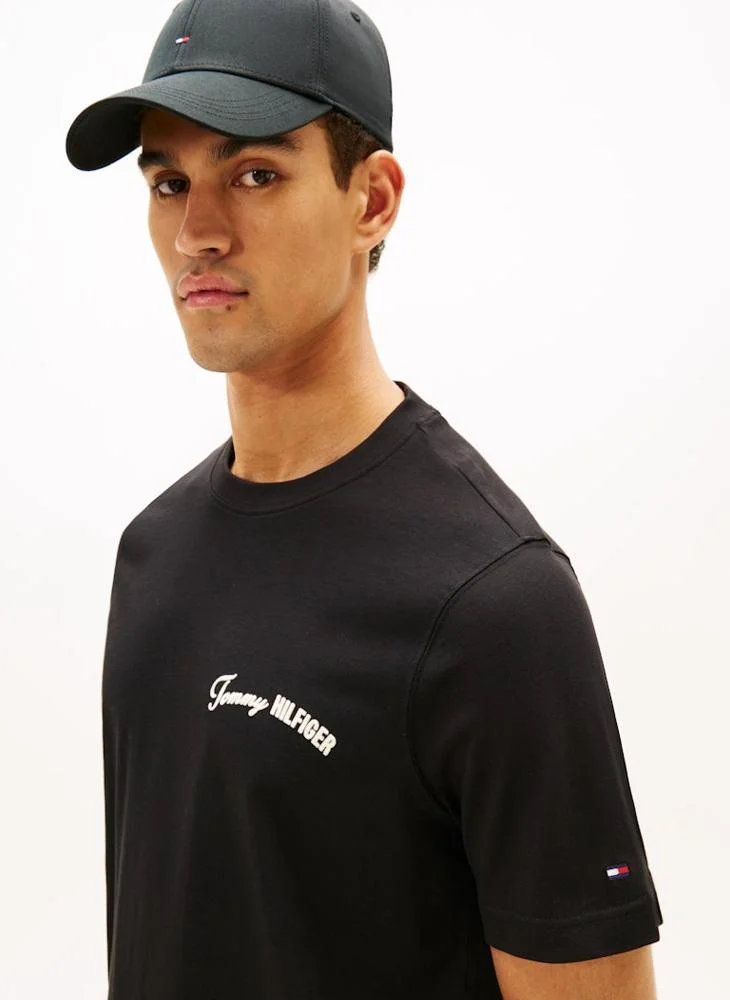 TOMMY HILFIGER Back Logo Jersey Crew Neck T-Shirt
