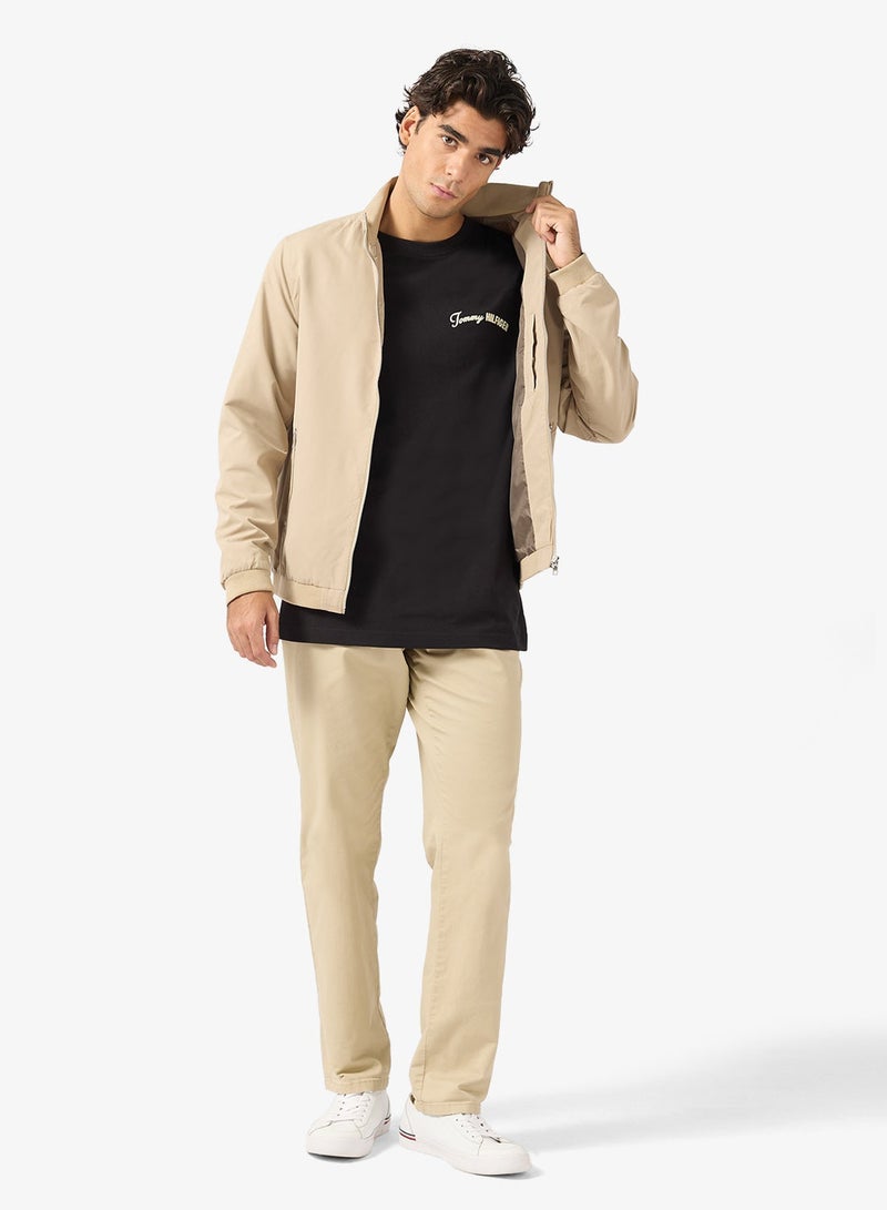 TOMMY HILFIGER Back Logo Jersey Crew Neck T-Shirt - Image 4