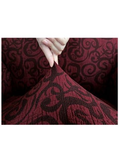 4-Piece Stretchable Sofa Cover Set Woven Jacquard Seven Seater Couch Cover Set 3211 Combination Maroon - pzsku/Z3F43CE72471A4F3BDC08Z/45/_/1672313623/dd568140-28b9-43a3-a6a3-4a669e6d1b8f