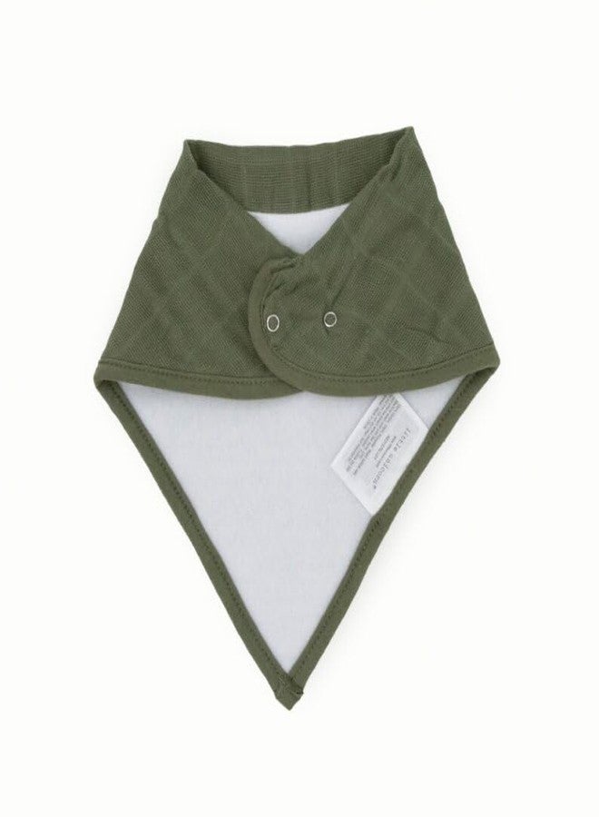 Little Unicorn Baby Bandana Bib 4 pack | Absorbent, Extra Soft Cotton for Drooling & Teething | Adjustable fit (Sea) - Image 3