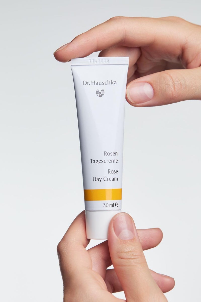 Dr. Hauschka Rose Day Cream, Daily Moisturizer, 1.0 US fl oz, For Dry, Sensitive, Red Skin, With Shea Butter & Avocado Oil - Image 3