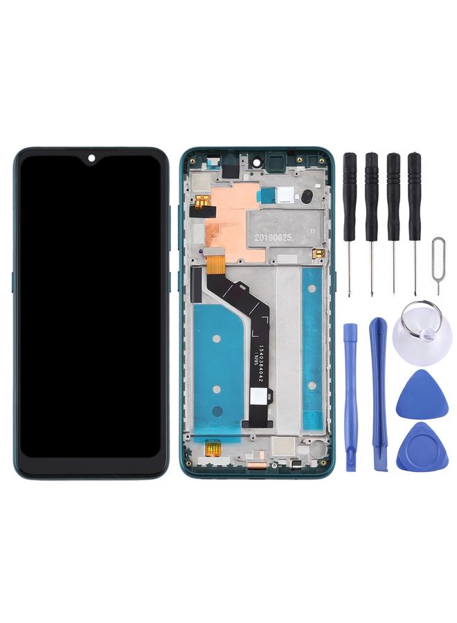 erorex Replacement TFT LCD Screen for Nokia 7.2 TA-1196 Digitizer Full Assembly with Frame Green - Image 2