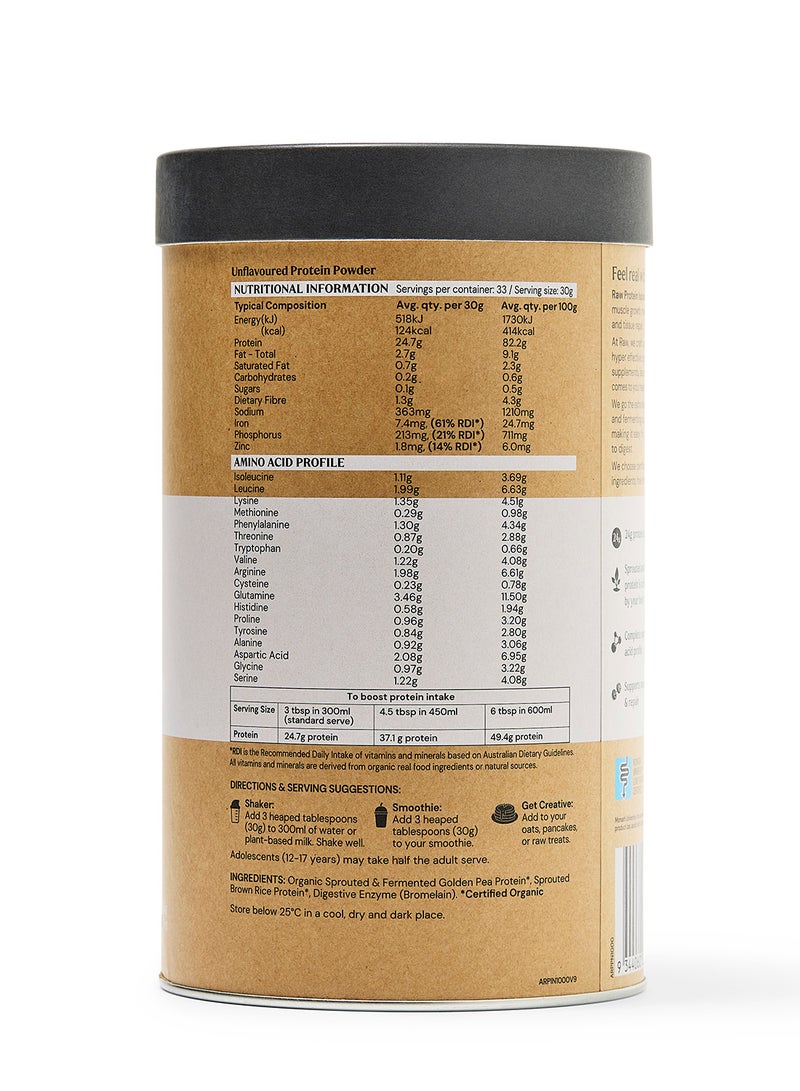 Raw Amazonia Raw Protein Isolate Natural 1kg - Image 2