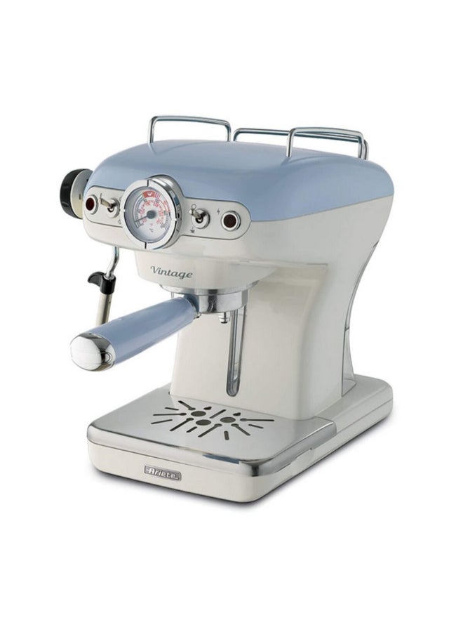 أريتي 850W Vintage Espresso Machine Blue and White 900ml 00M138915ARSA 900 ml 850 W 00M138915ARSA Blue and White - Image 1