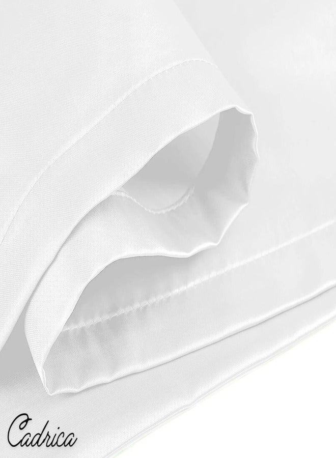 Cadrica 6-Piece Duvet Cover Set – Ultra-Soft, Premium Bedding Set with 1 Quilt Cover, 1 Fitted Sheet, and 4 Pillowcases – Luxurious, Breathable, and Wrinkle-Resistant – King Size - Image 5