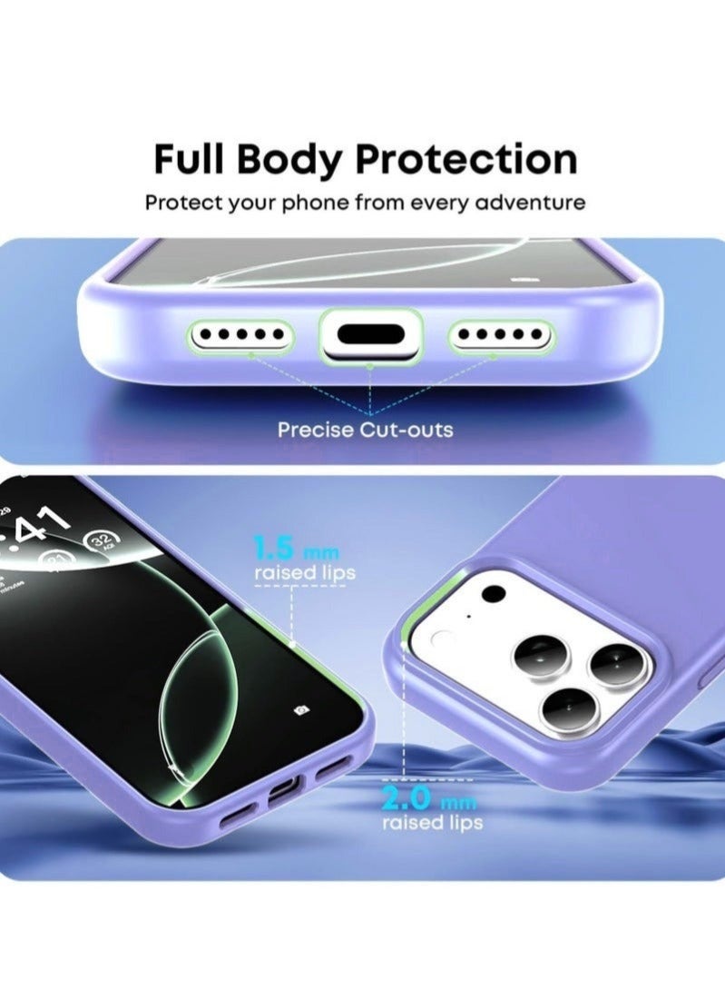 ELTRAZONE iPhone 17 Pro Soft Silicone Case | Full Body Shockproof Protective Cover | Slim Fit Anti-Scratch Back Case for iPhone 17 Pro 6.3-Inch | Lightweight Durable Non-Slip Silicone Phone Case - Image 3
