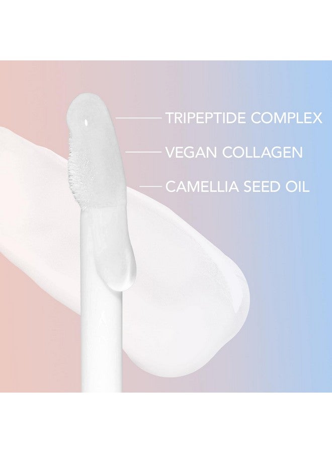 Sacheu Lip Elixir Nourishing and Hydrating Lipgloss. Moisturizing & Plumping Lip Gloss Enriched with Collagen. Non-Sticky Lip Color, Smooth High-Shine Finish. Vegan & Cruelty-Free, Bunny Ear - Clear - Image 5